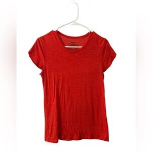 Patagonia Red Cap Sleeve Fitted T-Shirt